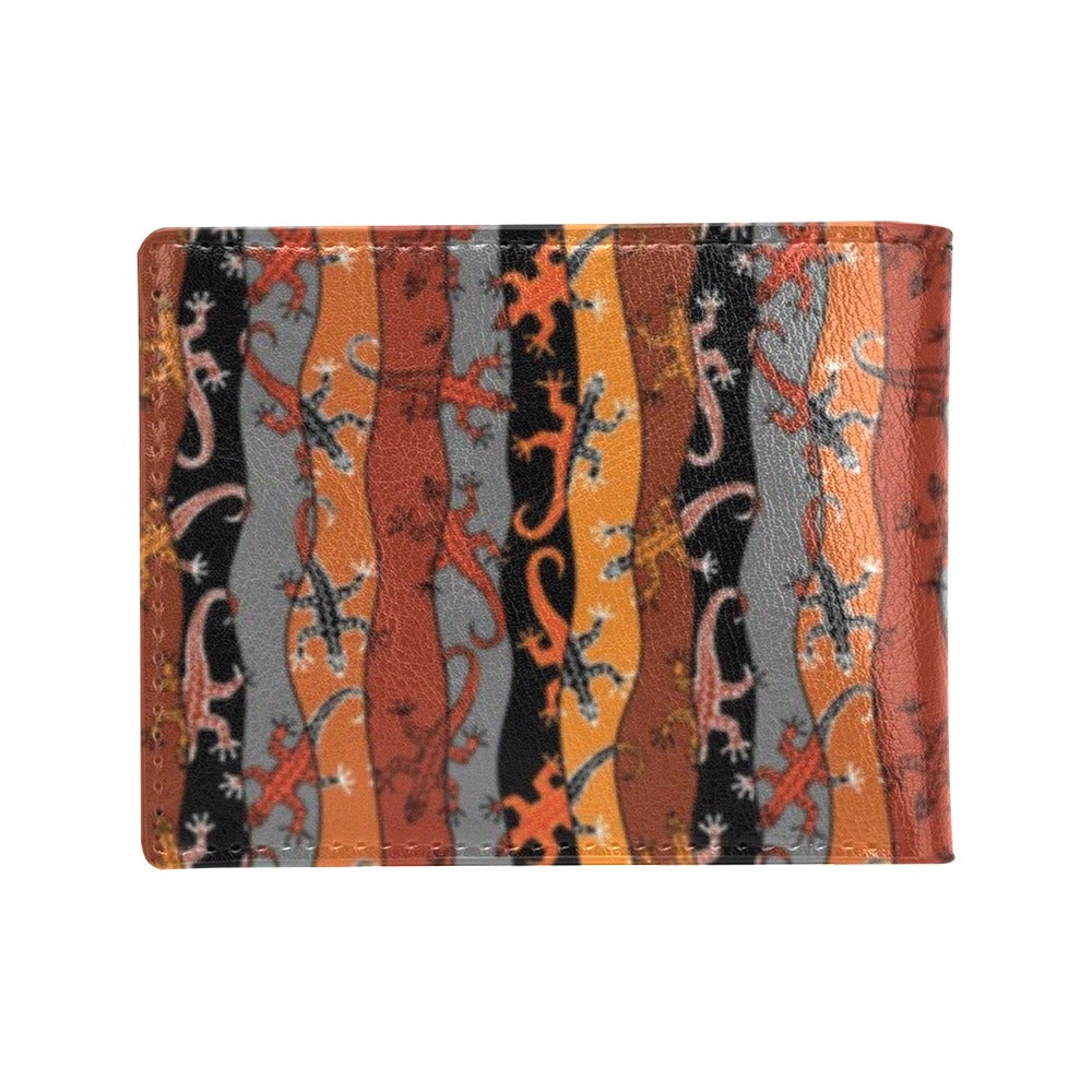 lizard Print Design LKS403 Men's ID Card Wallet