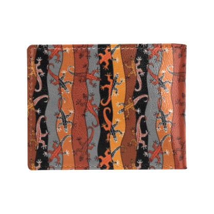 lizard Print Design LKS403 Men's ID Card Wallet