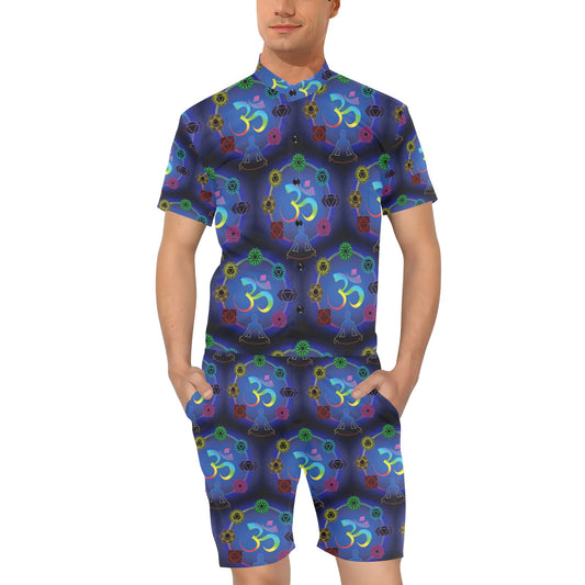 Chakra Zen Yoga OM Men's Romper