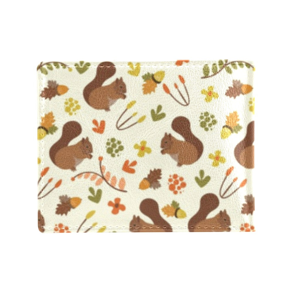 Squirrel Print Design LKS3010 Men's ID Card Wallet