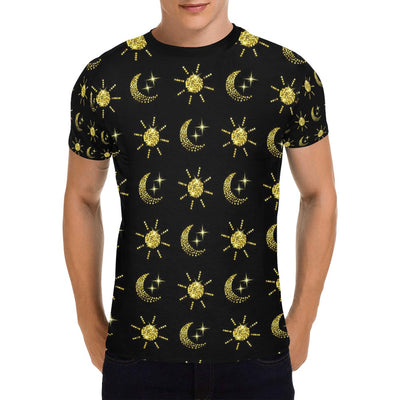 Sun Moon Print Design LKS304 Men's All Over Print T-shirt