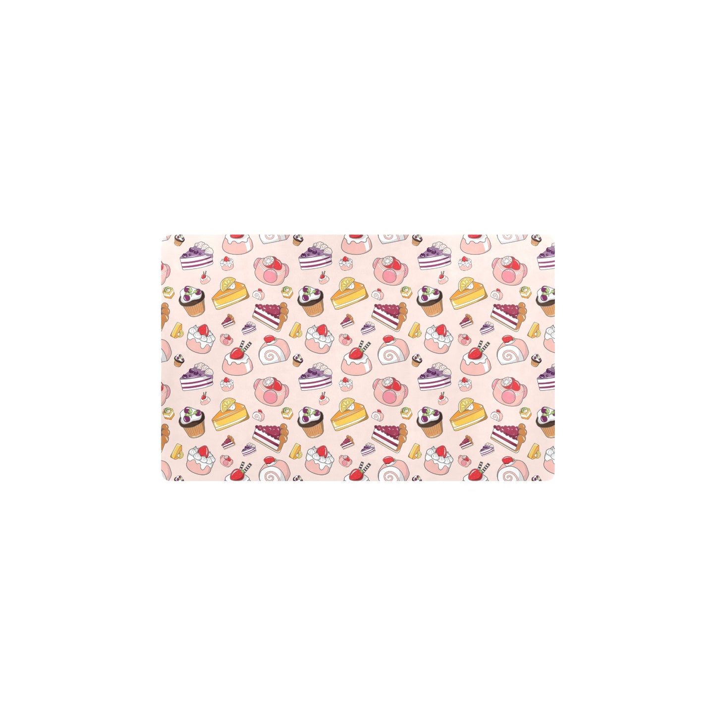 Cake Pattern Print Design 01 Kitchen Mat