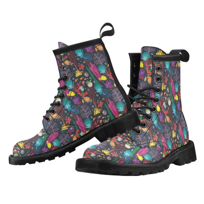 Underwater Cute Print Design LKS303 Women's Boots