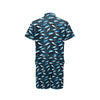 Shark Print Design LKS303 Men's Romper