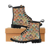 Mandala Mosaic Themed Design Print Women's Boots