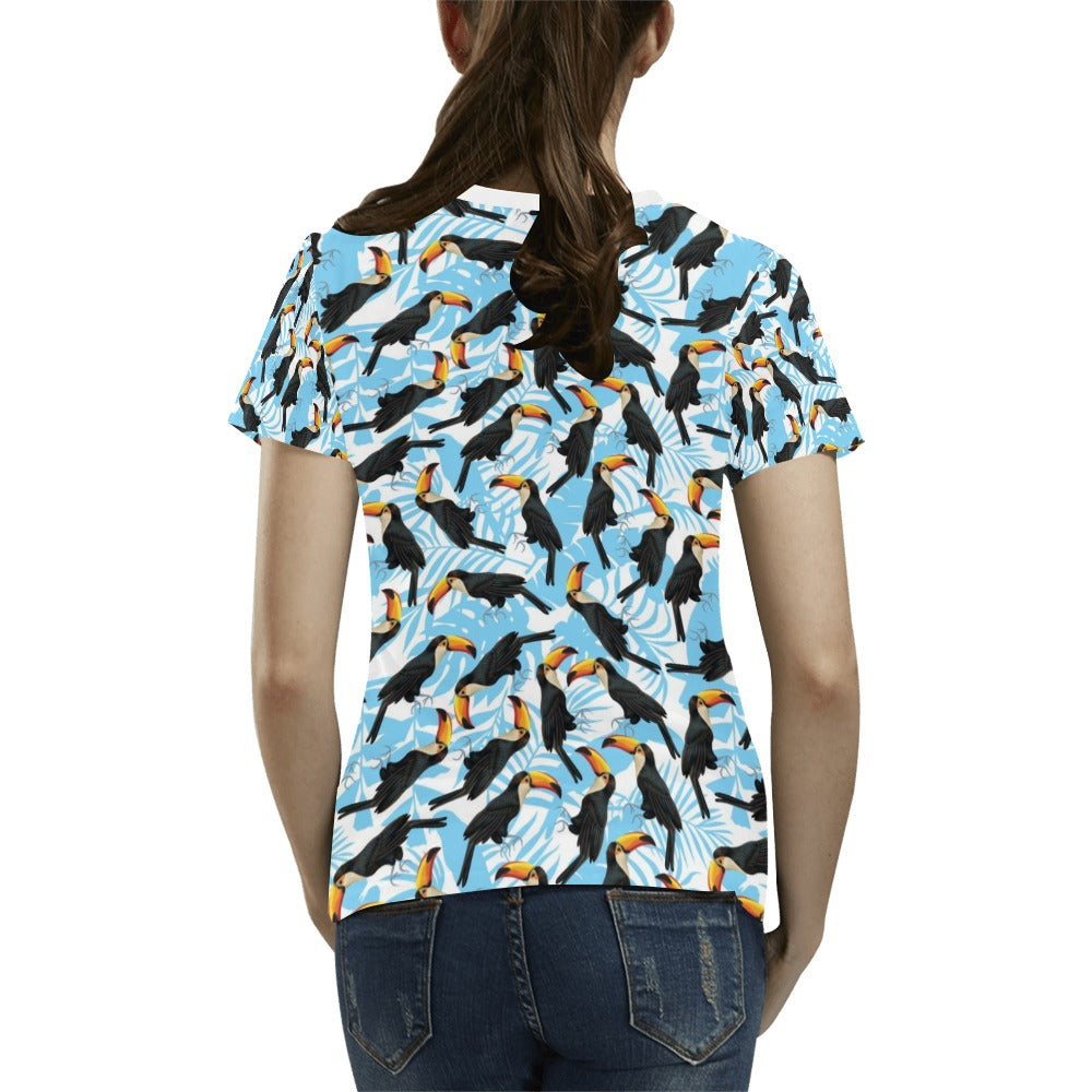 Toucan Print Design LKS303 Women's  T-shirt