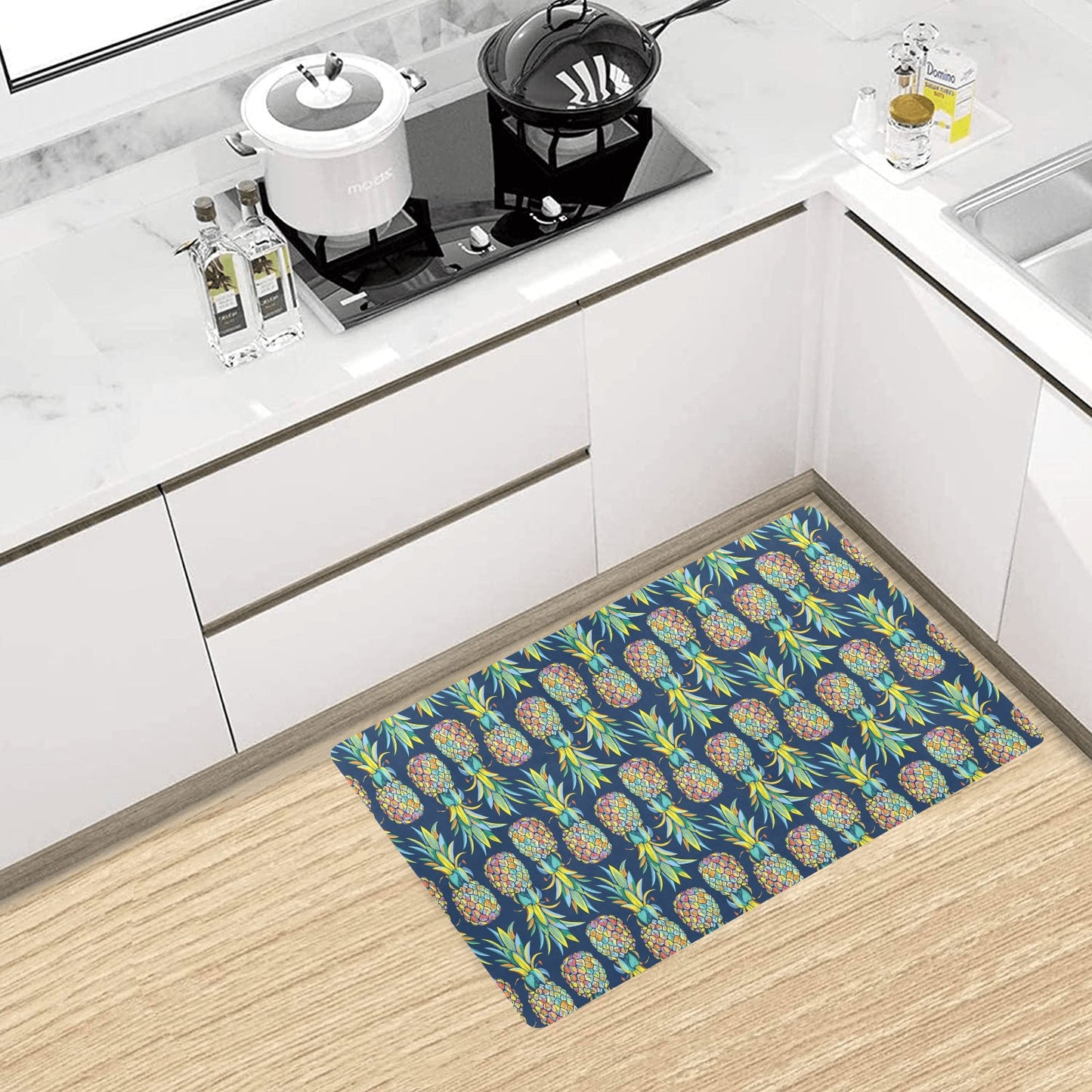 Pineapple Color Art Kitchen Mat