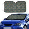 Sun Moon Print Design LKS307 Car front Windshield Sun Shade