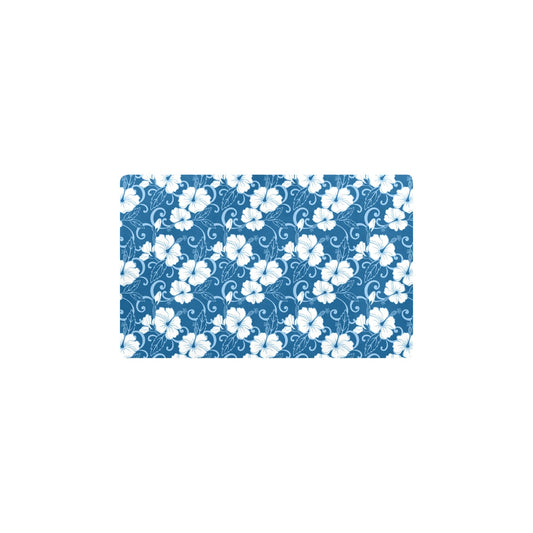 Hibiscus Pattern Print Design HB03 Kitchen Mat