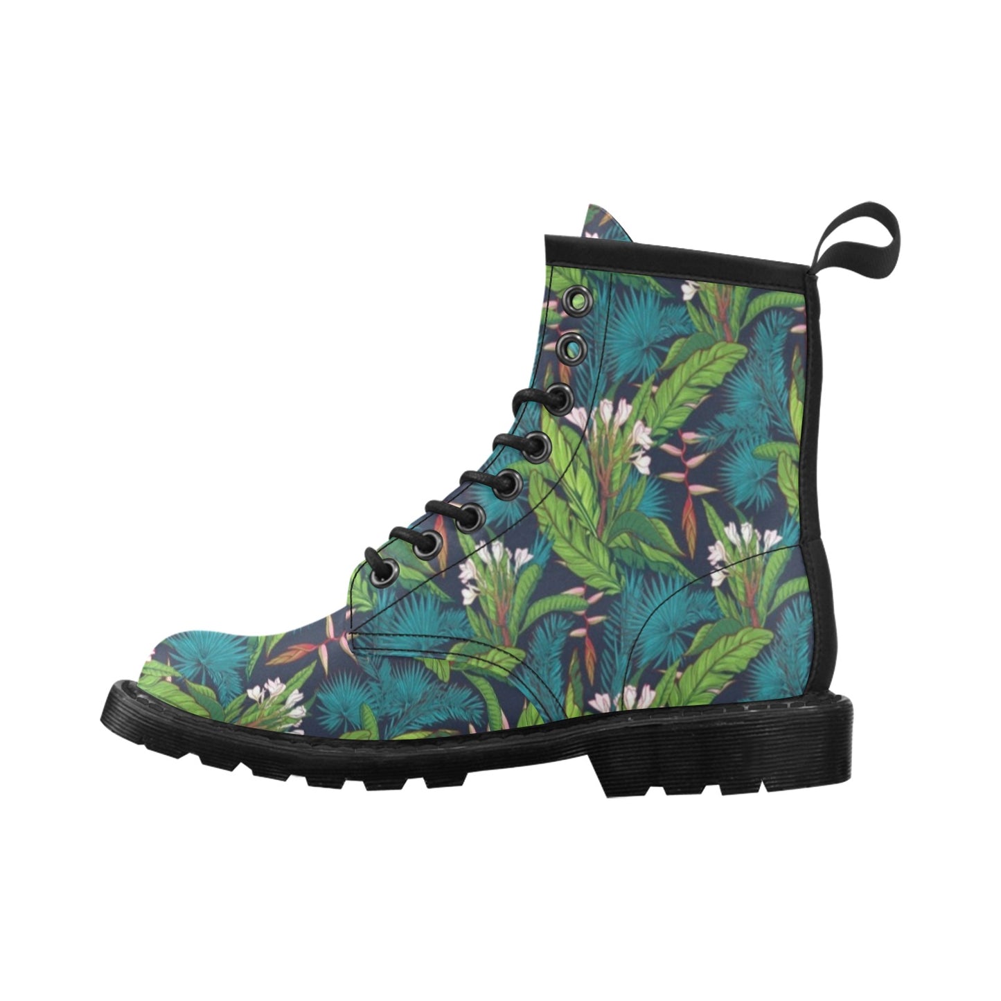 Rainforest Pattern Print Design RF01 Women's Boots