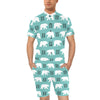 Polar Bear Pattern Print Design A05 Men's Romper