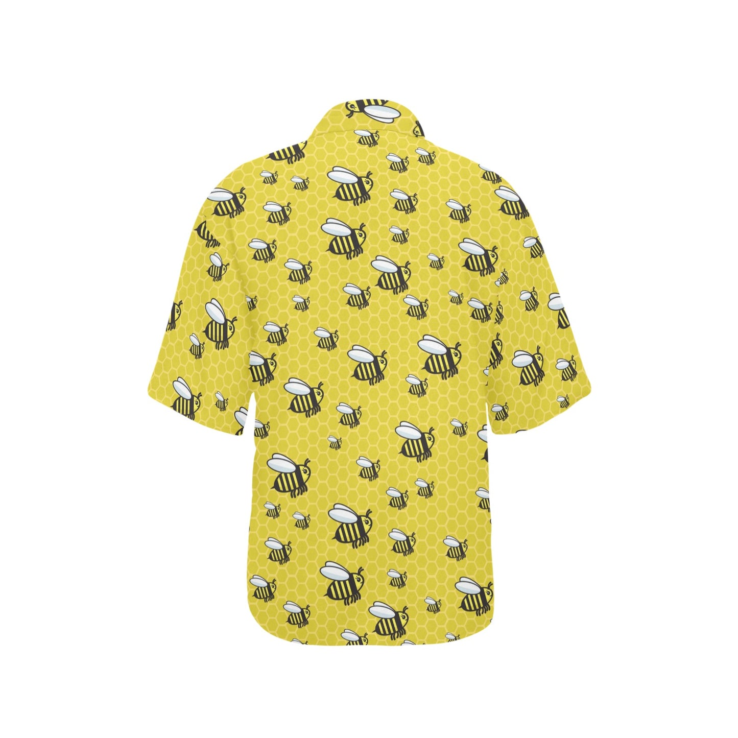 Bee Cute Print Design LKS308 Women's Hawaiian Shirt