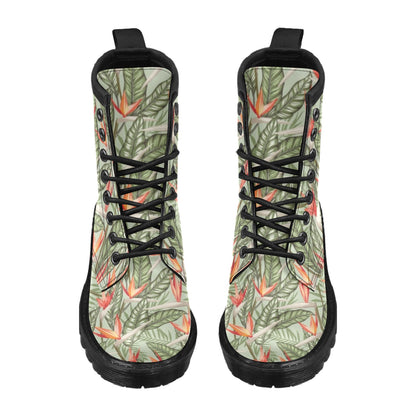 Bird Of Paradise Pattern Print Design BOP08 Women's Boots