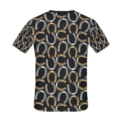 Horseshoe Print Design LKS305 Men's All Over Print T-shirt