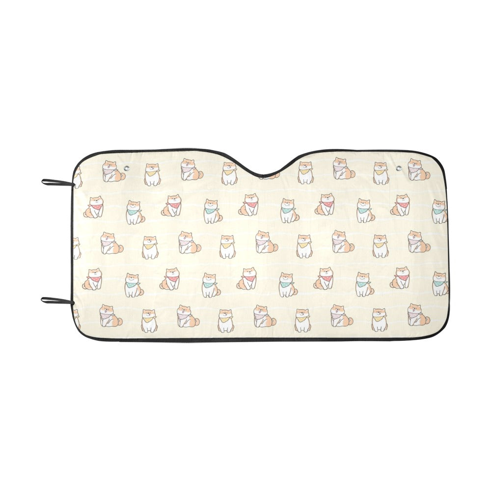 Shiba Inu Print Design LKS306 Car front Windshield Sun Shade