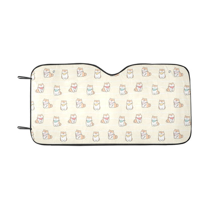 Shiba Inu Print Design LKS306 Car front Windshield Sun Shade