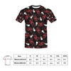 Skull With Red Dragon Print Design LKS304 Men's All Over Print T-shirt