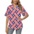 American flag Pattern Women's Hawaiian Shirt