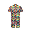 African Kente Men's Romper