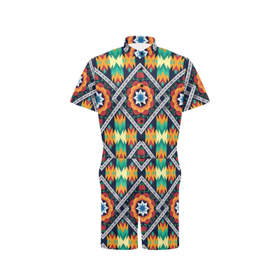 African Kente Men's Romper