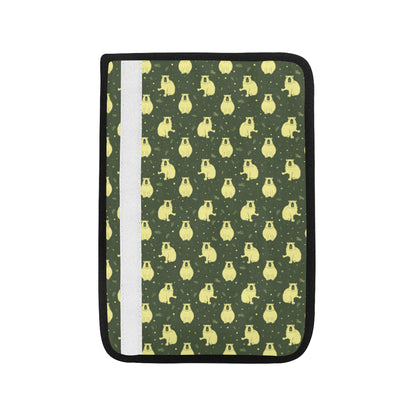 Capybara Pattern Print Design 03 Car Seat Belt Cover