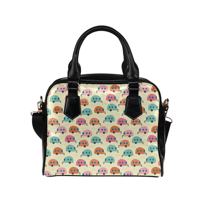 Camper Pattern Print Design 06 Shoulder Handbag