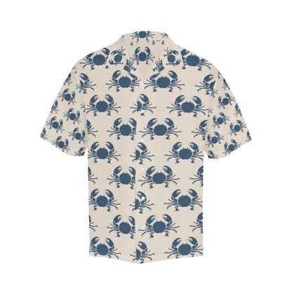 Crab Pattern Print Design 02 Men's Hawaiian Shirt