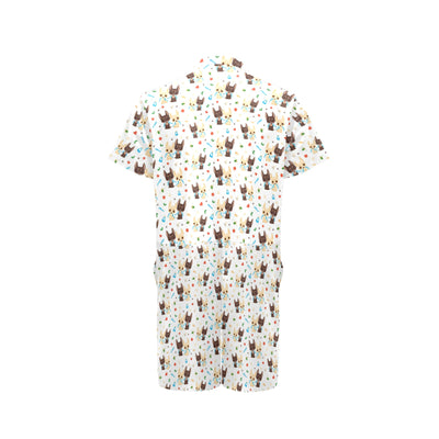 Chihuahua Pattern Print Design 06 Men's Romper