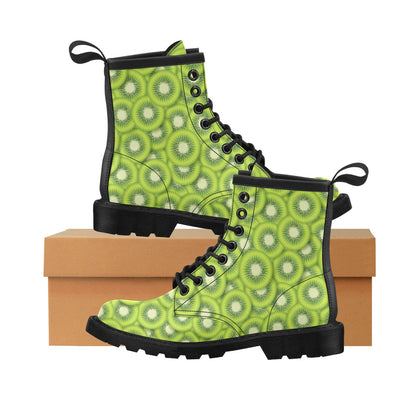 Kiwi Pattern Print Design KW01 Women's Boots