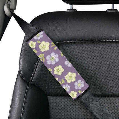 Anemone Pattern Print Design AM013 Car Seat Belt Cover