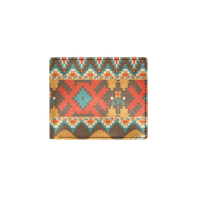 Native Pattern Print Design A01 Men's ID Card Wallet