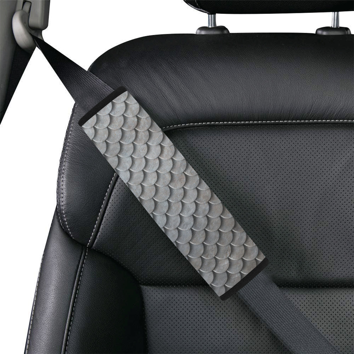 Armor Scales Pattern Print Design 03 Car Seat Belt Cover