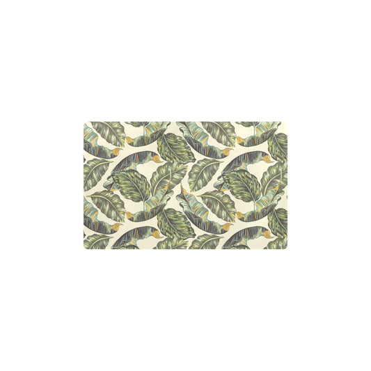 Banana Leaf Pattern Print Design BL08 Kitchen Mat