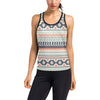 Tribal Aztec vintage pattern Women's Racerback Tank Top