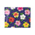 Hibiscus Colorful Print Design LKS301 Men's ID Card Wallet