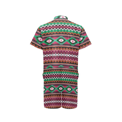 Mexican Pattern Print Design 01 Men's Romper