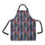 Barracuda with Folwer Pattern Print Design 01 Apron with Pocket