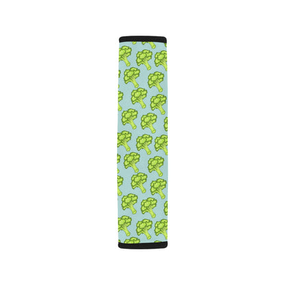 Broccoli Pattern Print Design 02 Car Seat Belt Cover