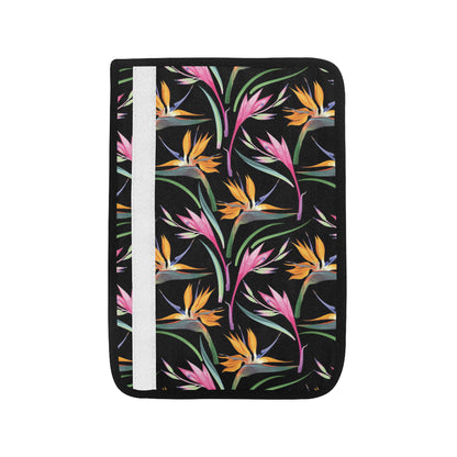 Tropical Flower Pattern Print Design TF017 Car Seat Belt Cover