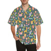 Safari Animal Cartoon Print Design LKS305 Men's Hawaiian Shirt