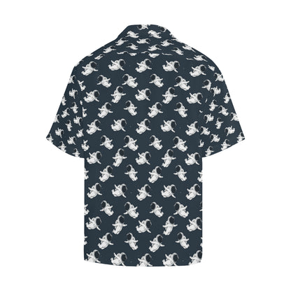 Astronaut Pattern Print Design 02 Men's Hawaiian Shirt