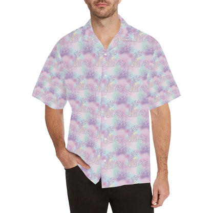 Aquarius Zodiac Pattern Print Design 01 Men's Hawaiian Shirt