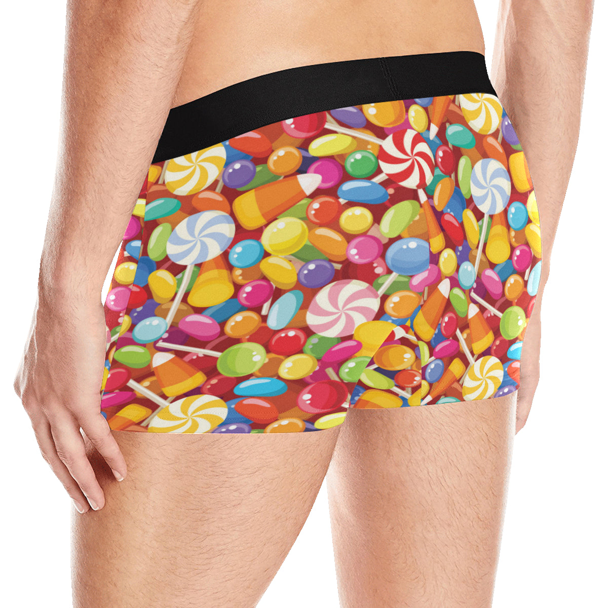 Candy Pattern Print Design 02 Men's Boxer Briefs