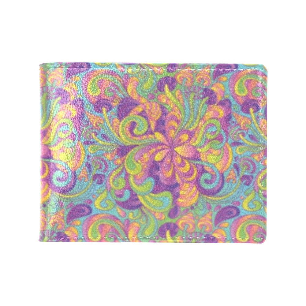 Trippy Print Design LKS306 Men's ID Card Wallet
