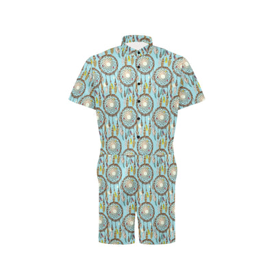 Blue Dream catcher Men's Romper