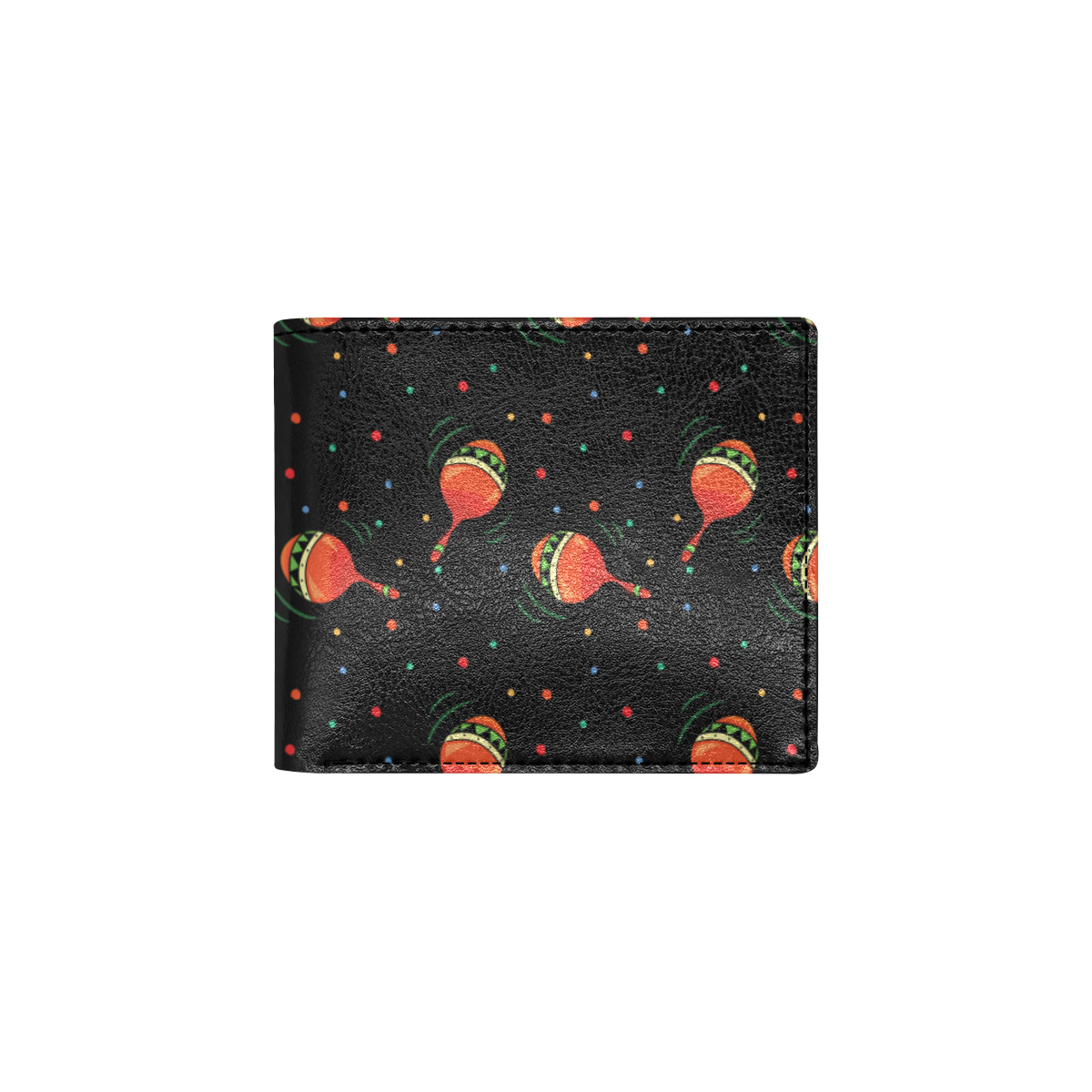Maracas Pattern Print Design 03 Men's ID Card Wallet