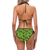 Green Kelly Camo Print Bikini