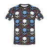 Skull Print Design LKS305 Men's All Over Print T-shirt