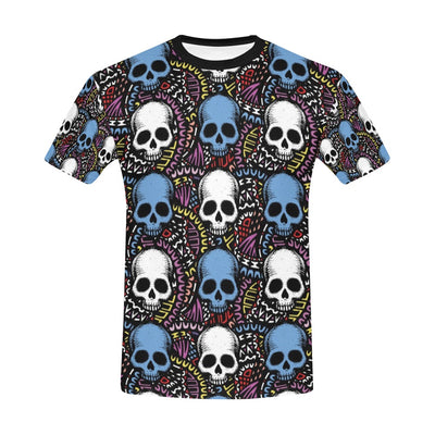 Skull Print Design LKS305 Men's All Over Print T-shirt