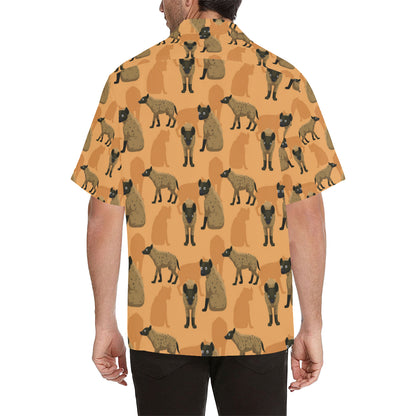 Hyena Pattern Print Design 01 Men's Hawaiian Shirt